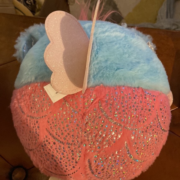 Lot of 2 rainbocorns rabbit mermaid plush stuffed animals - Picture 5 of 6